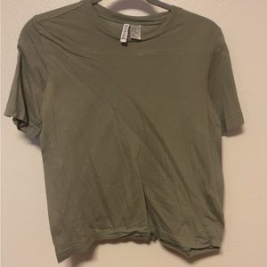 Olive green tee